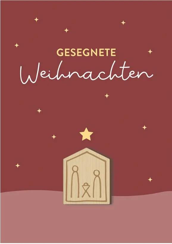 gesegnete-weihnachten-faltkarte-holzapplikation-jesaja-9-5 image 1