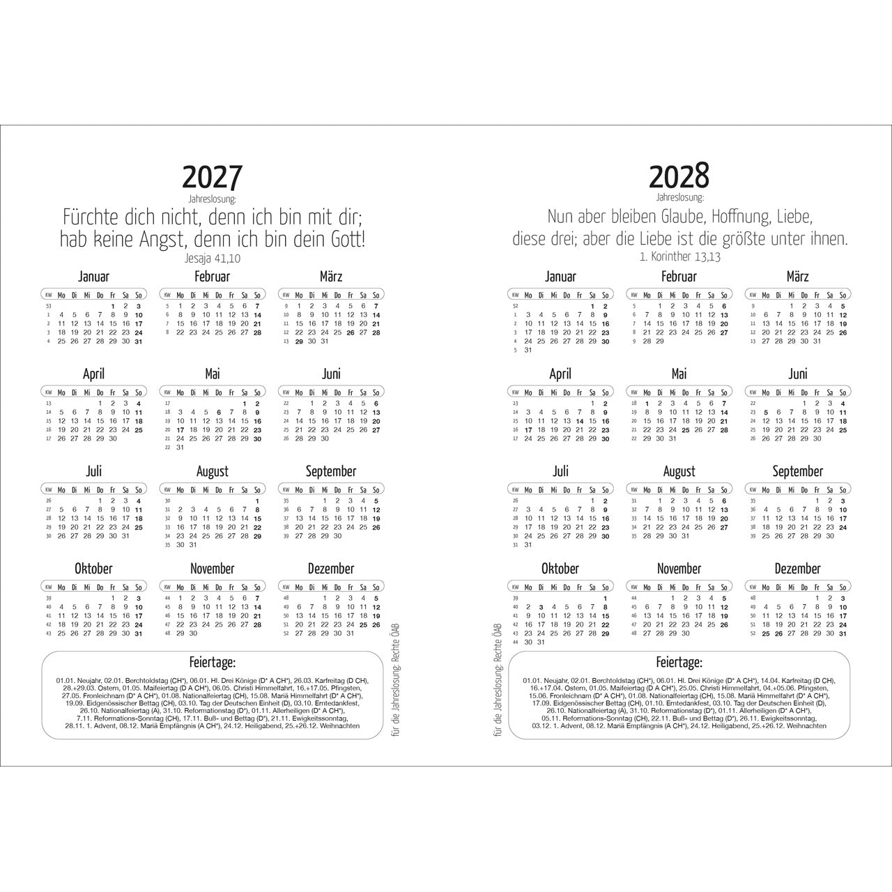 fontis-kalender-tage-voller-licht-spirelli-2027-taschenkalender image 5