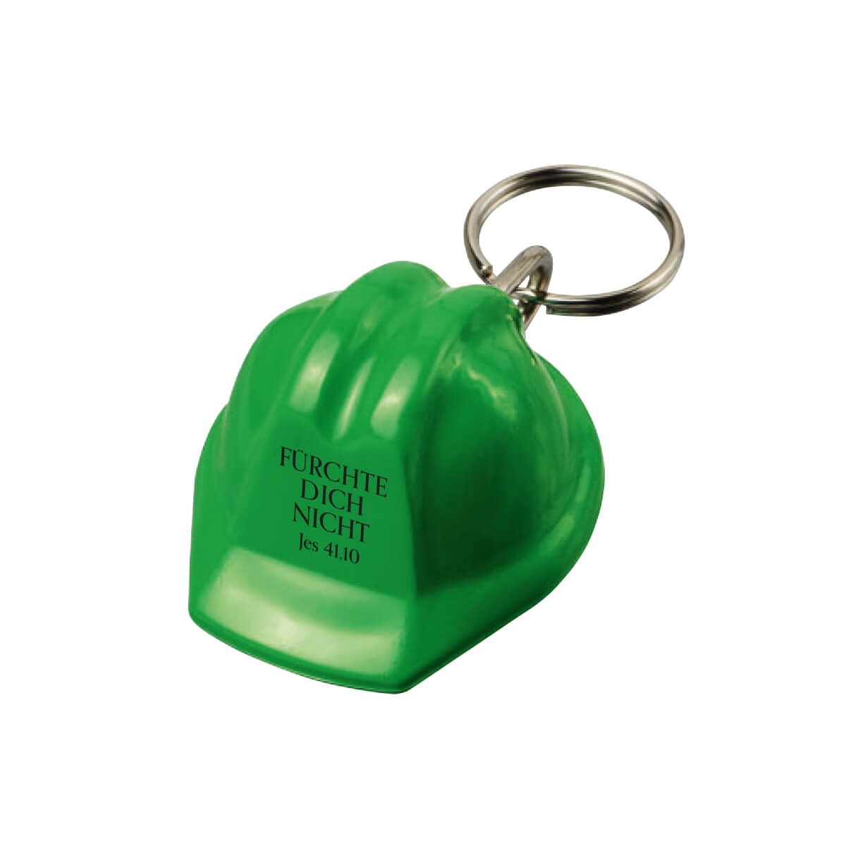 fontis-f-rchte-dich-nicht-schl-sselanh-nger-helm-gr-n-jesaja-41-10 image 1