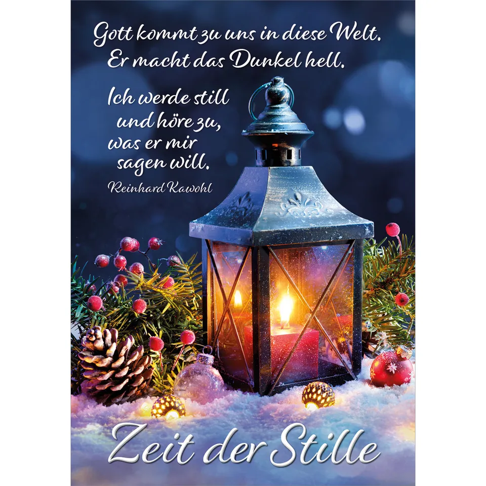 fontis-papeterie-gott-kommt-zu-uns-postkarten-4er-set-spruch image 1