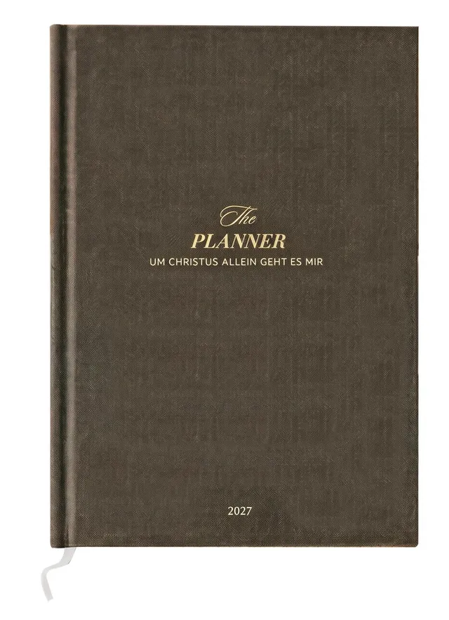 fontis-the-planner-2027-journal-kalender-um-christus-leinen image 1