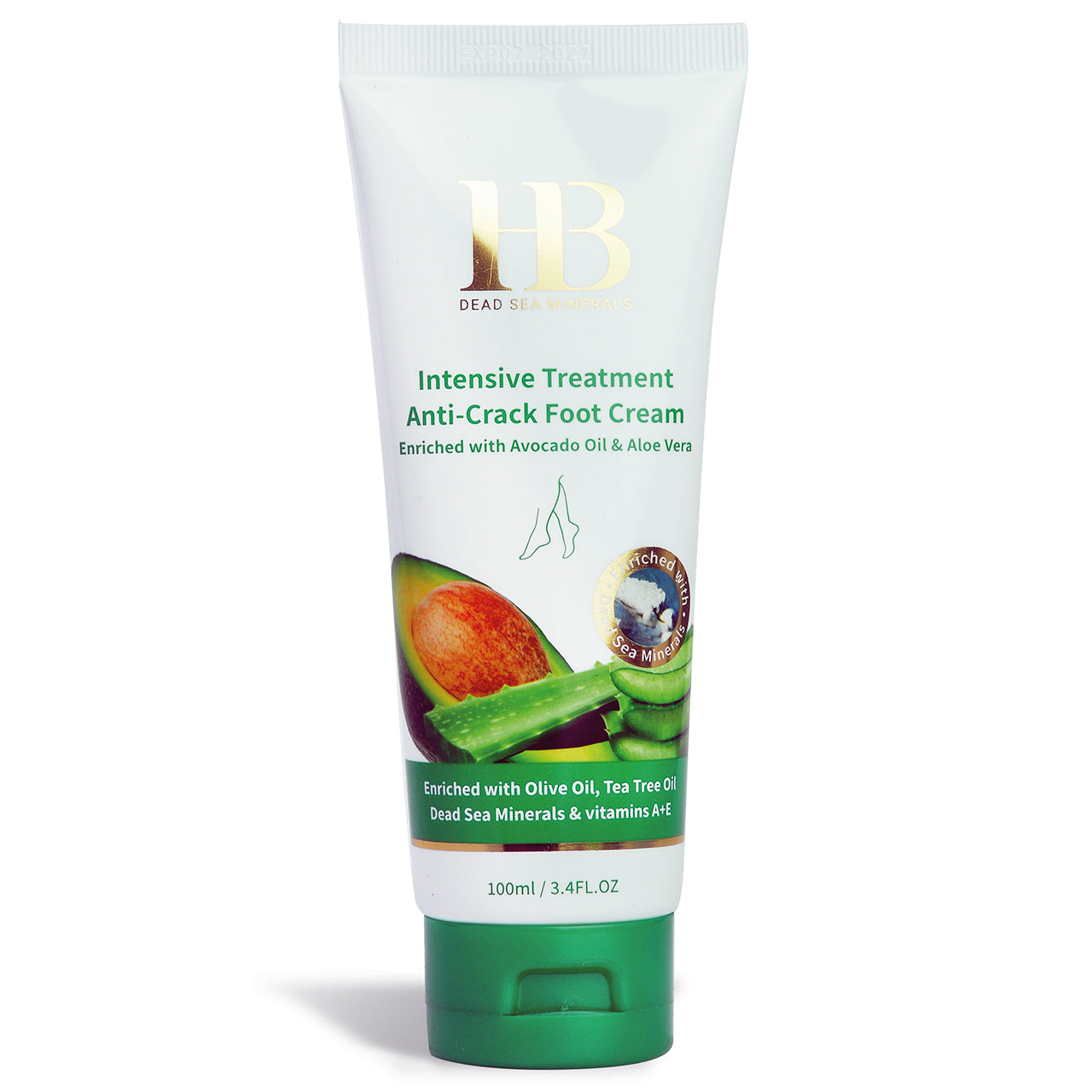 kawohl-fusscreme-aloe-vera-tube-totes-meer-avocado image 1