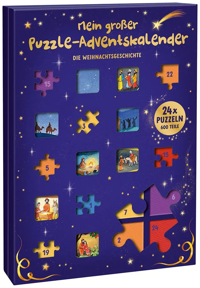 fontis-geschenke-puzzle-adventskalender-weihnachtsgeschichte-600-teile image 1