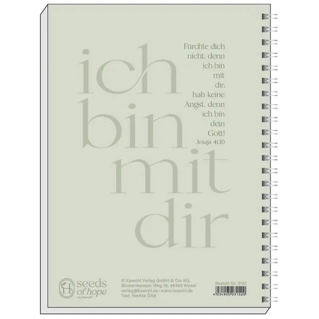 fontis-papeterie-ich-bin-mit-dir-memoblock-a5-spiralbindung-dotted image 1