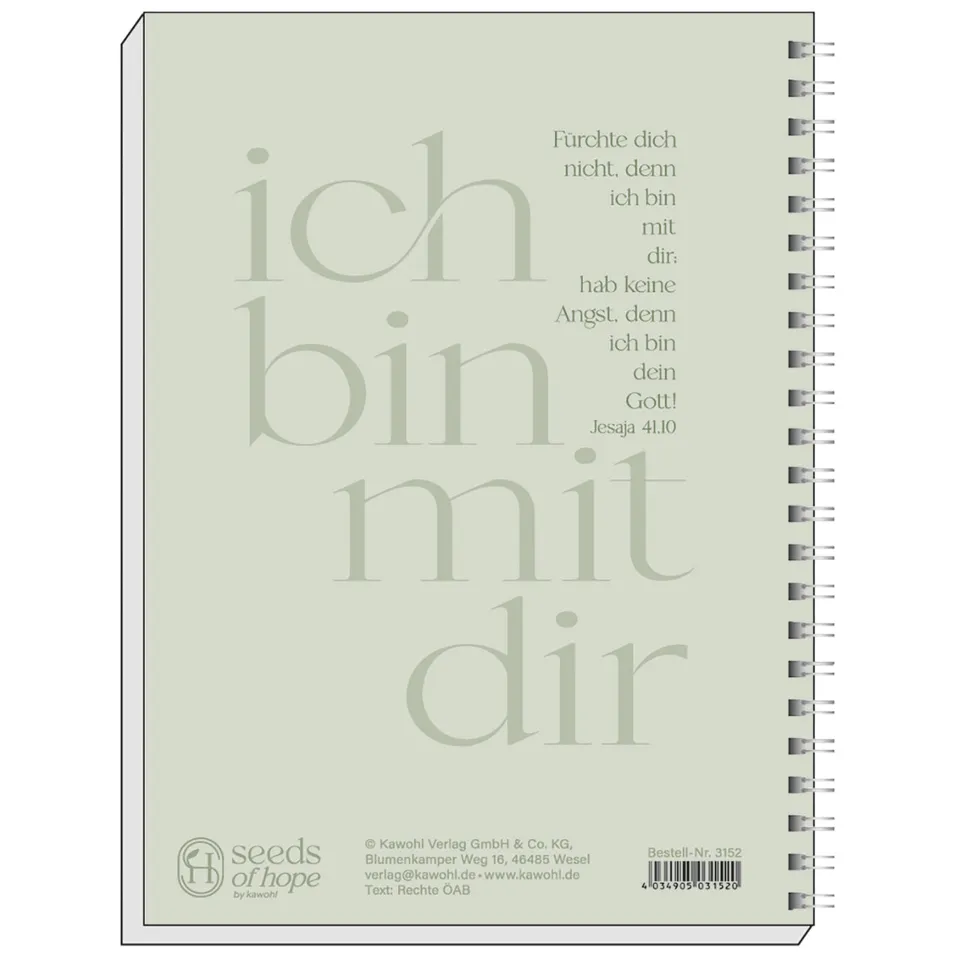 fontis-papeterie-ich-bin-mit-dir-memoblock-a5-spiralbindung-dotted image 1