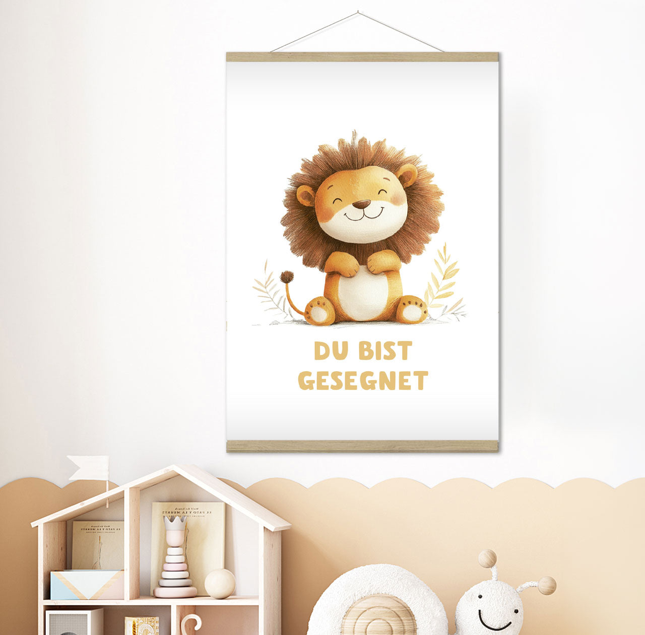 du-bist-gesegnet-poster-a3-l-we-kinderzimmer-wandbild image 2