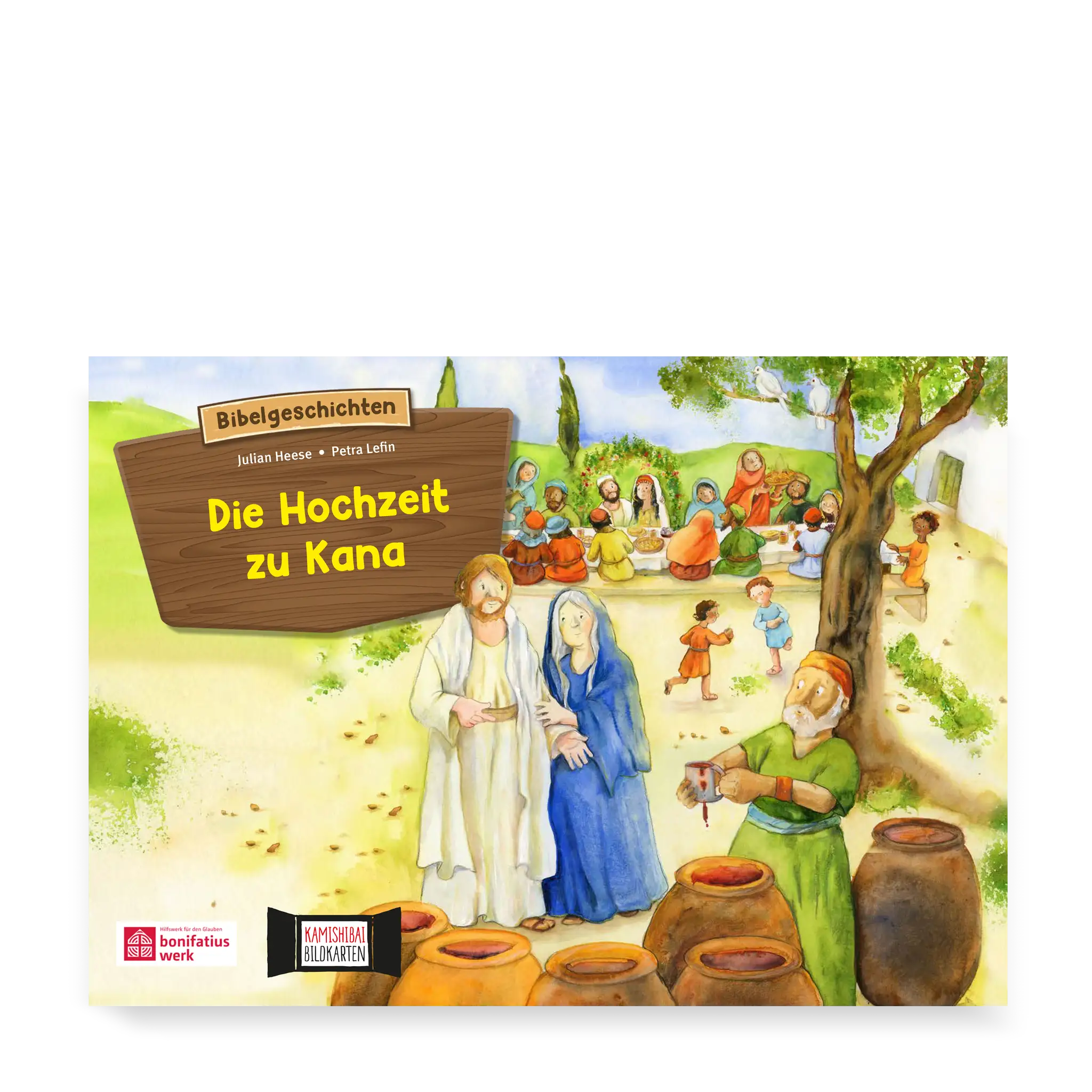 bonifatiuswerk-hochzeit-zu-kana-bildkarten-12er-set-f-r-kinder image 1