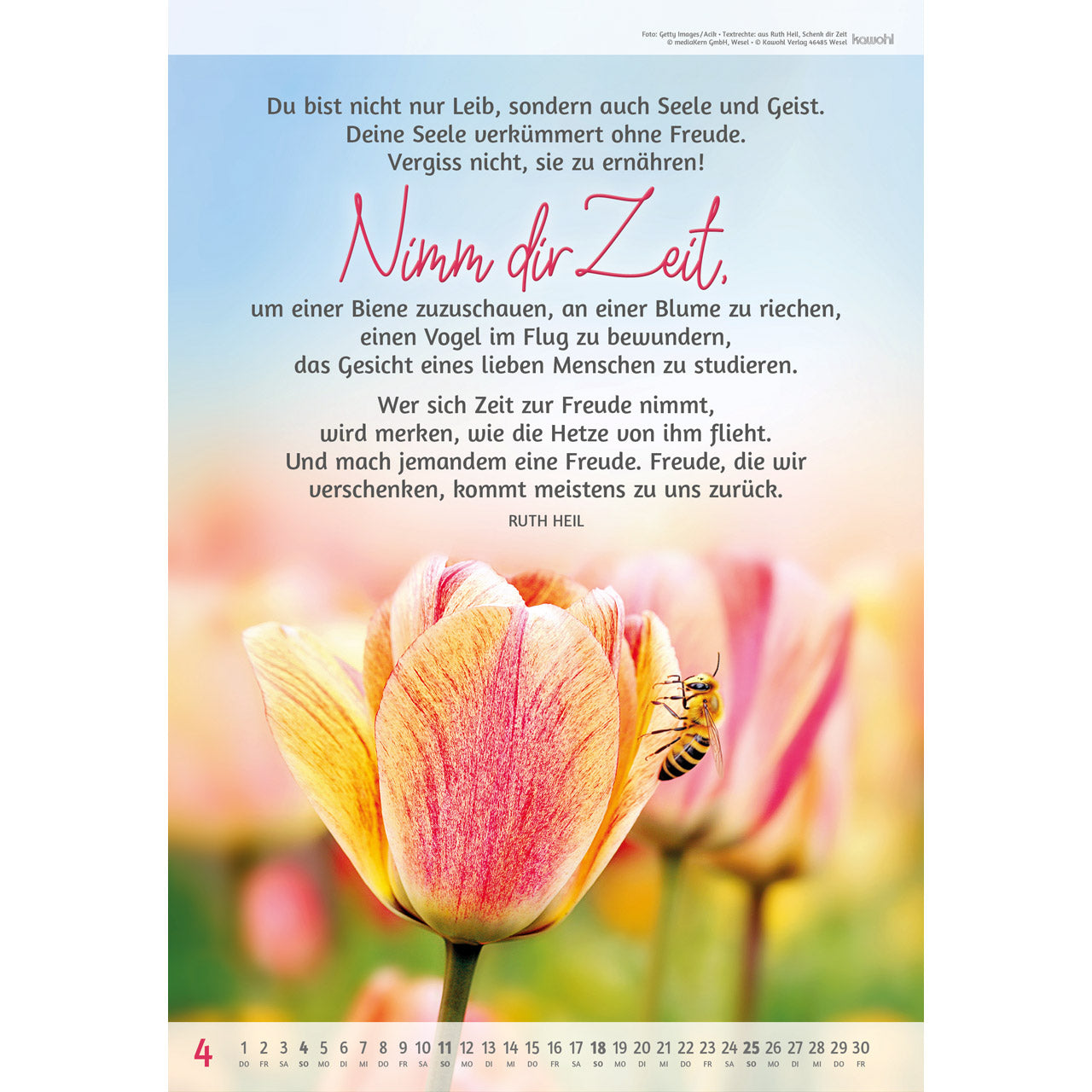 fontis-kalender-du-bist-so-wertvoll-2027-wandkalender-foto image 6
