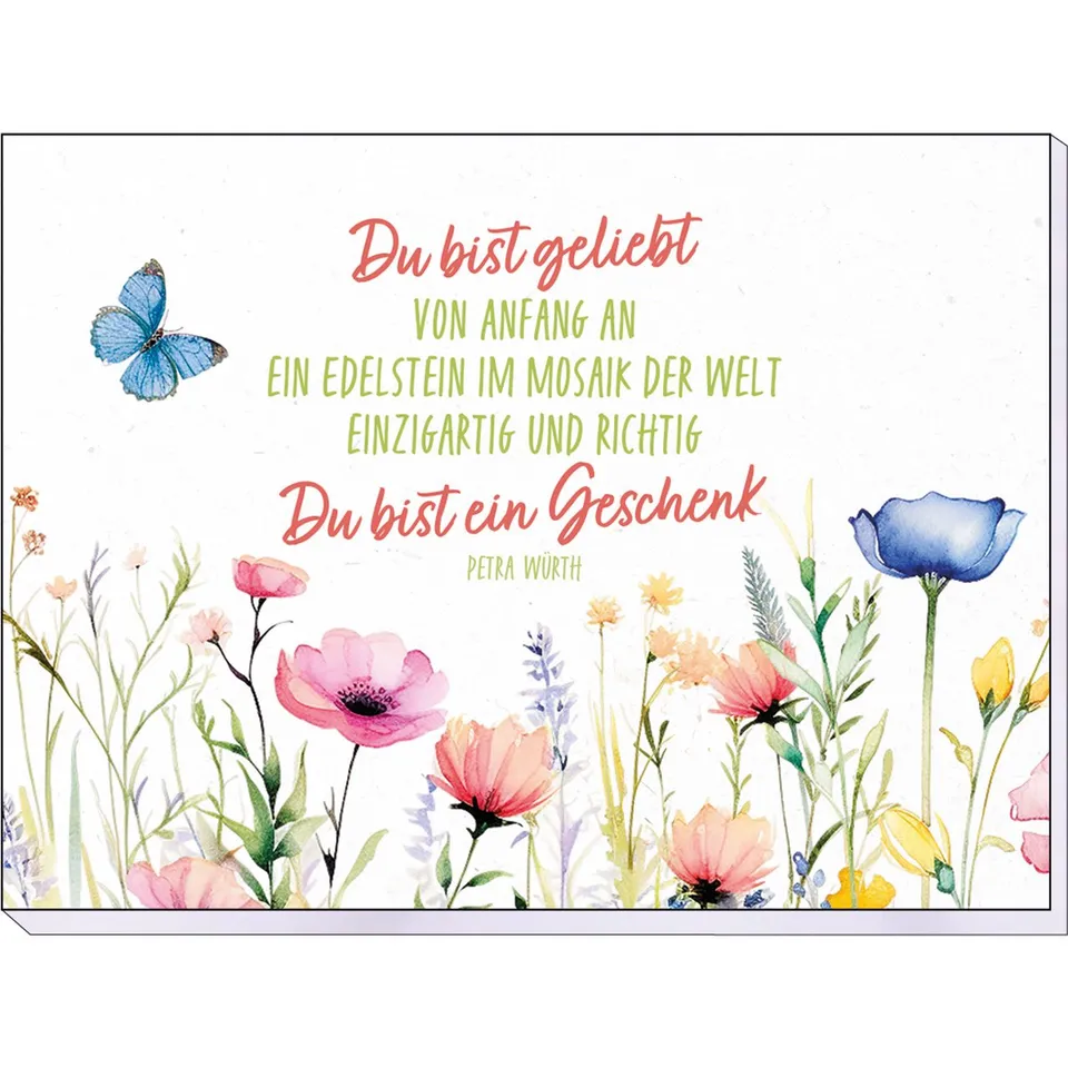 fontis-papeterie-du-bist-ein-geschenk-haftnotizen-block-50-blatt image 1