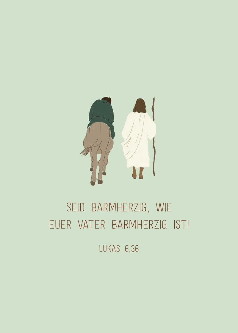 fontis-papeterie-barmherzigkeit-leben-postkarte-lukas-6-36 image 1