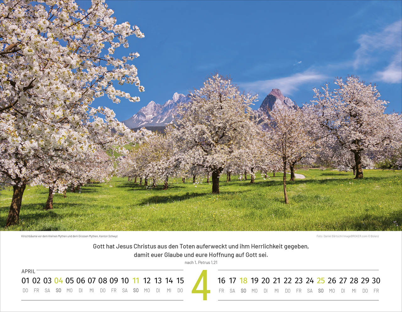 fontis-kalender-schweiz-2027-wandkalender-bergmotive-40x31-cm image 6