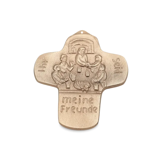 bonifatiuswerk-ihr-seid-meine-freunde-bronzekreuz-erstkommunion image 1