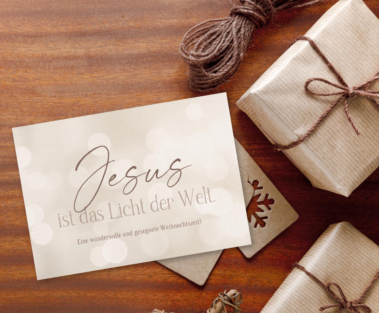 fontis-jesus-ist-das-licht-der-welt-weihnachtspostkarten-12er image 2