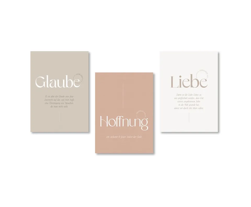 fontis-papeterie-glaube-hoffnung-liebe-poster-a4-3er-set image 1