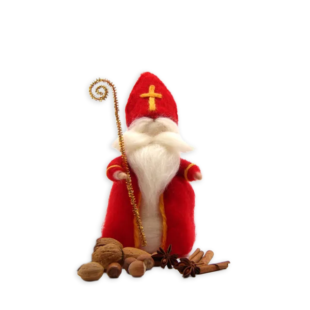 bonifatiuswerk-st-nikolaus-bastelset-m-rchenwolle-merino-18-20-cm image 1