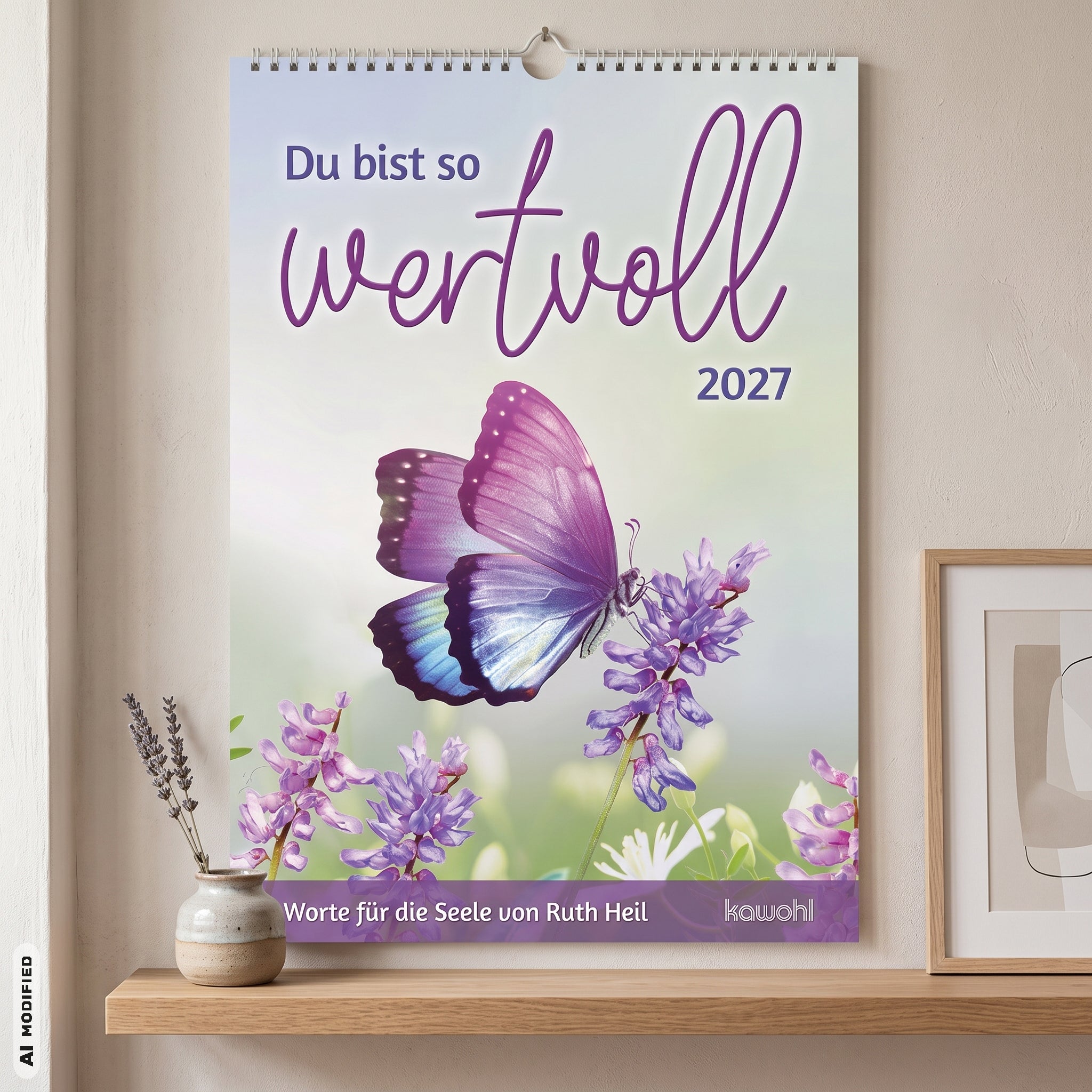 fontis-kalender-du-bist-so-wertvoll-2027-wandkalender-foto image 2