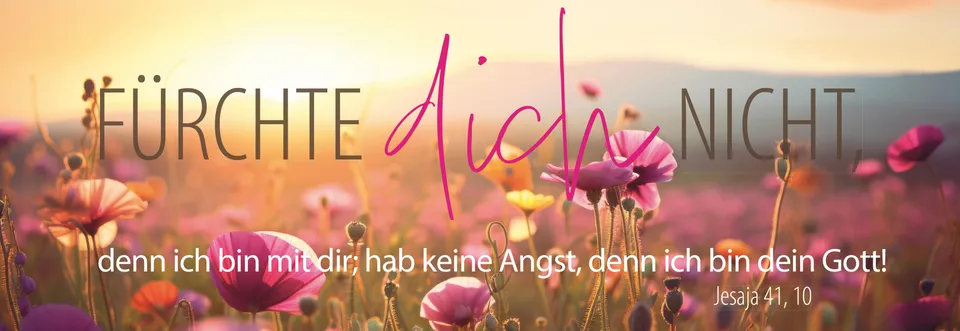 fontis-papeterie-f-rchte-dich-nicht-lesezeichen-10er-blumen-jesaja image 1