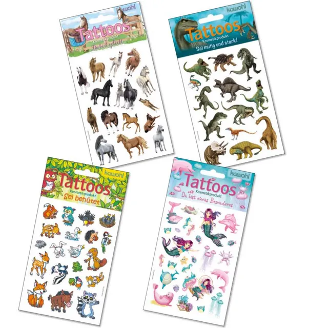 fontis-papeterie-tattoos-sparpaket-4-stk-f-r-kinder image 1