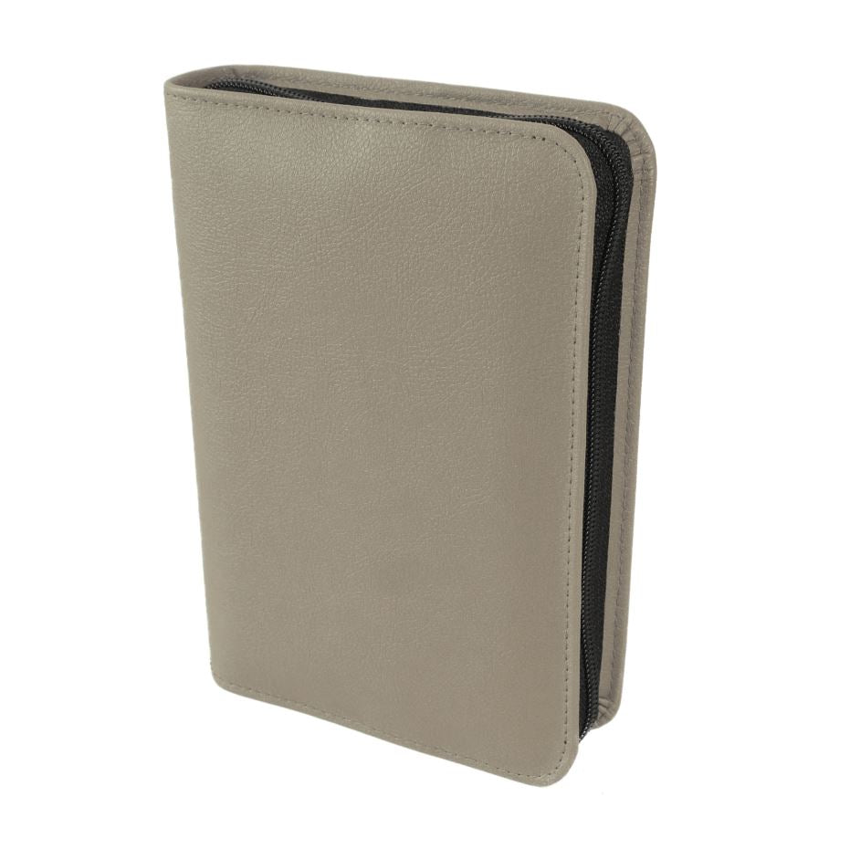 basic-bucheinband-s-bibelh-lle-appleskin-steingrau-genarbt image 1