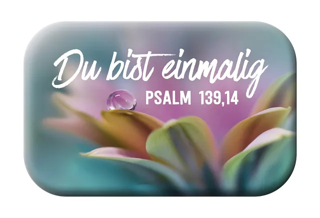 fontis-verlag-du-bist-einmalig-magnet-blessing-psalm-139-14 image 1