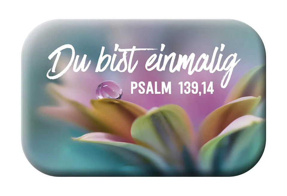 fontis-verlag-du-bist-einmalig-magnet-blessing-psalm-139-14 image 1