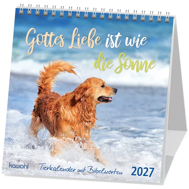 fontis-kalender-gottes-liebe-ist-wie-die-sonne-2027-postkartenkalender-tiere image 1