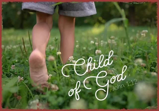fontis-geschenke-child-of-god-metallschild-27x19-cm-englisch image 1
