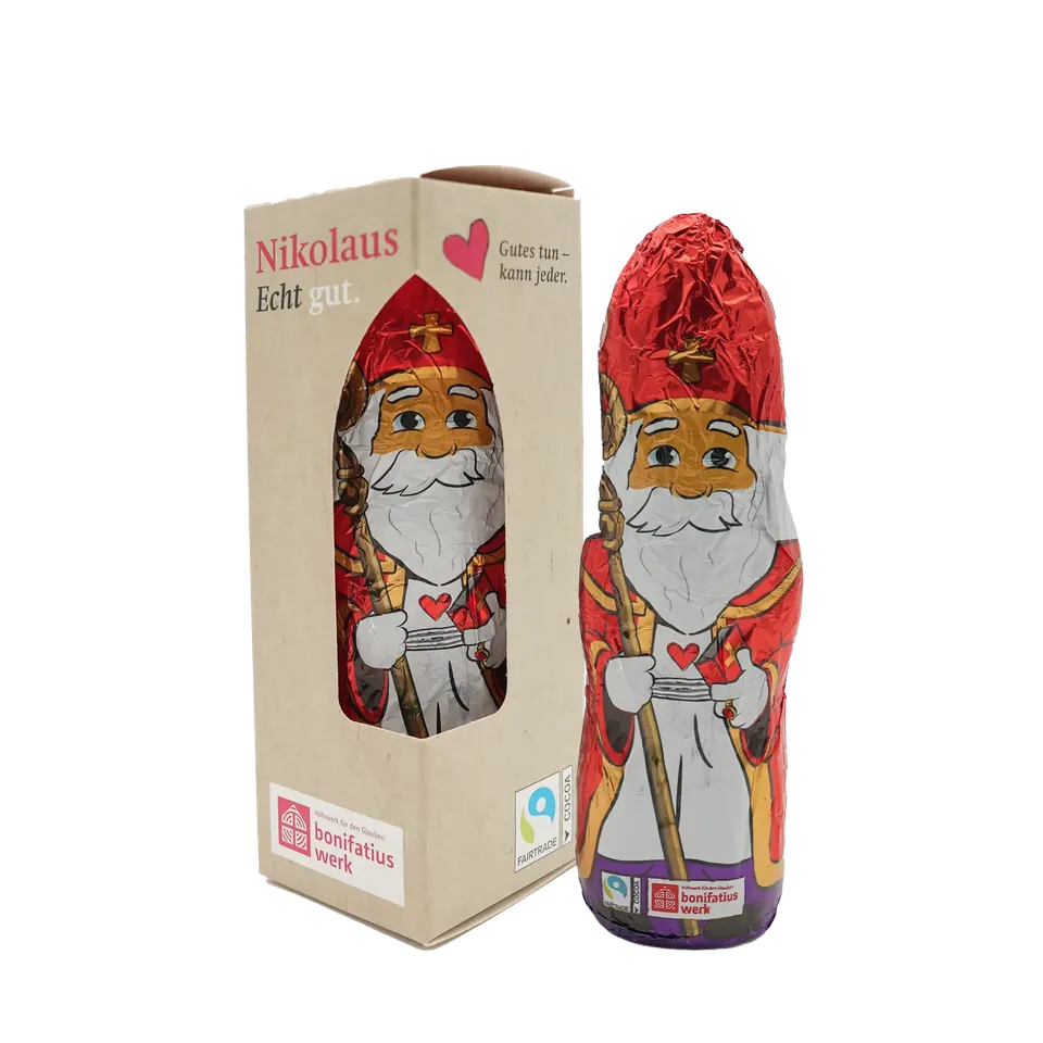 bonifatiuswerk-schoko-nikolaus-figur-fairtrade-60-g-4er-12er image 1