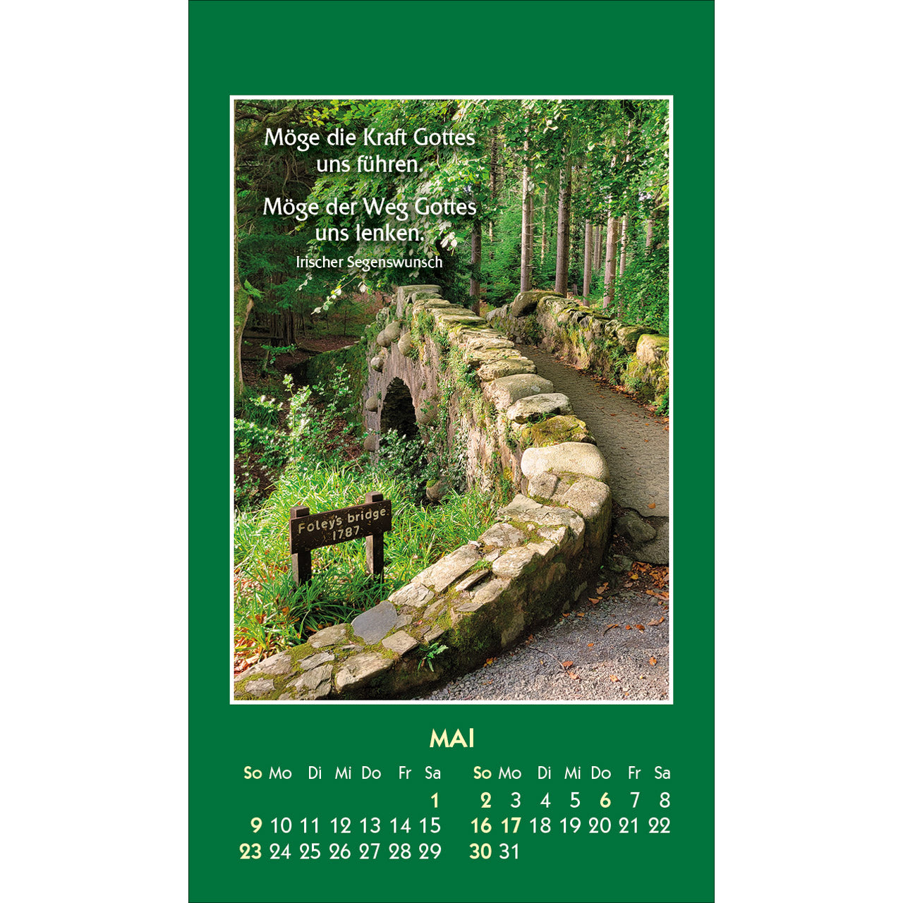 m-ge-gott-deinen-weg-segnen-2027-aufkleberkalender-irland image 7