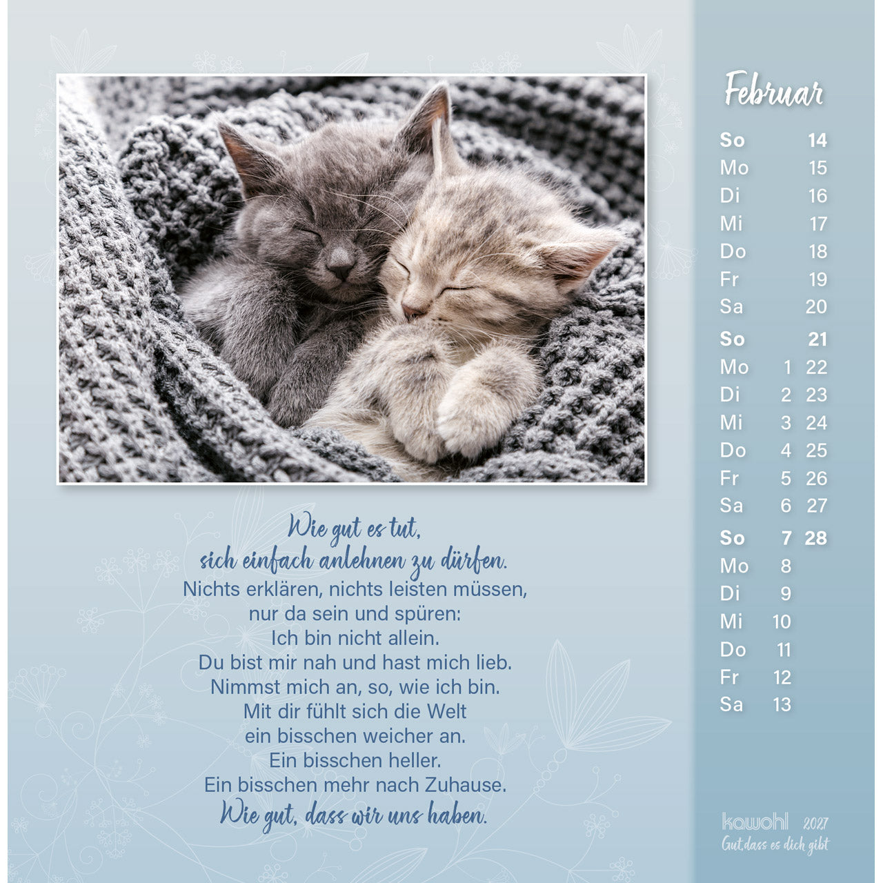fontis-kalender-gut-dass-es-dich-gibt-2027-postkartenkalender image 4