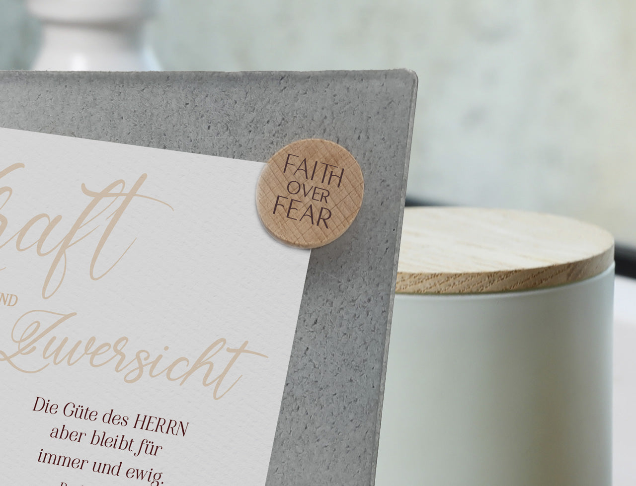 fontis-geschenke-faith-over-fear-holzmagnet-3er-set-buche image 2