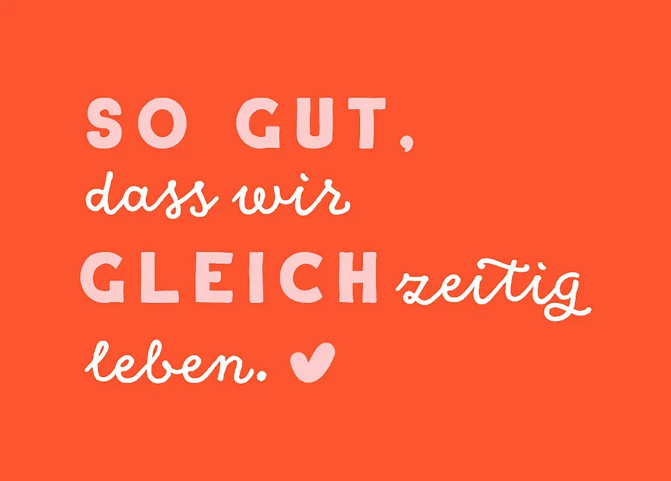 fontis-papeterie-mini-karte-so-gut-dass-wir-gleichzeitig-leben image 1