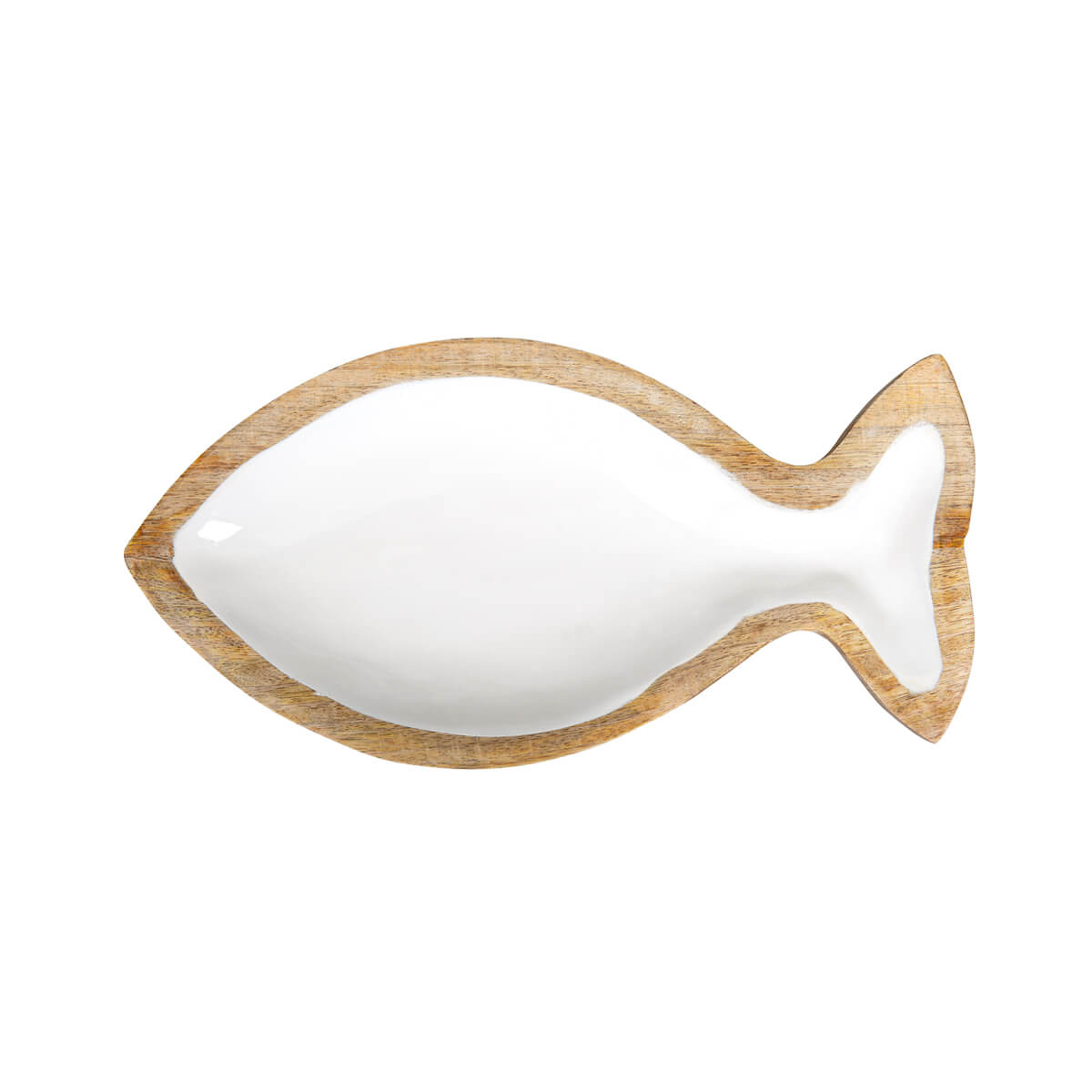 fontis-geschenke-dekoschale-fisch-mangoholz-klein-30cm-wei image 1