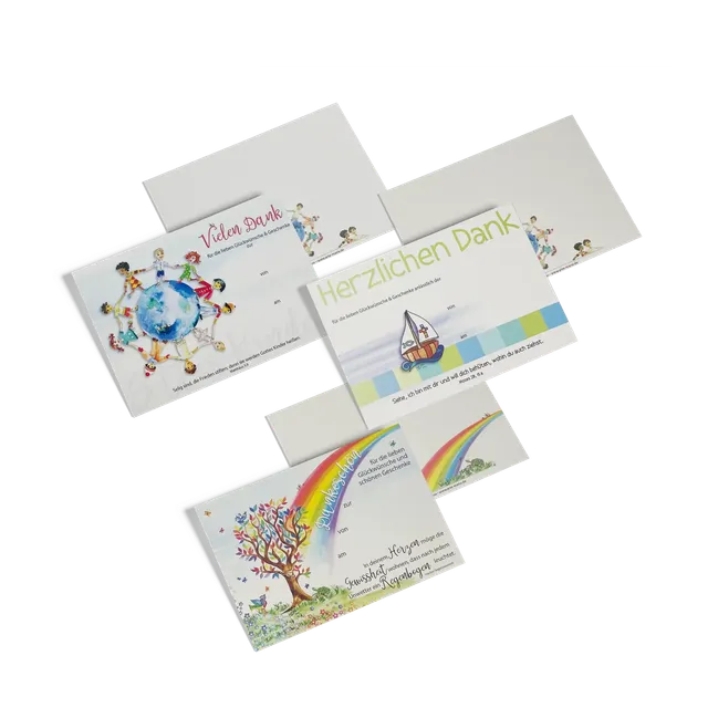 bonifatiuswerk-devotionalien-dankpostkarten-10er-set-taufe-erstkommunion image 1