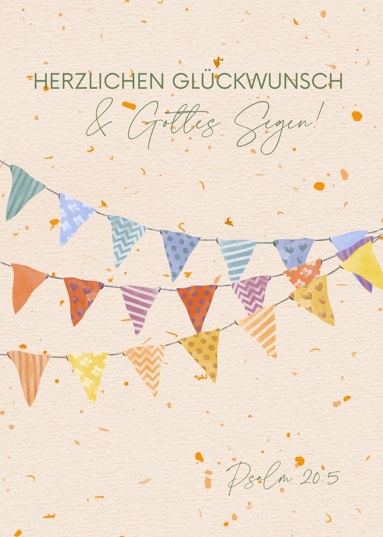 herzlichen-gl-ckwunsch-gottes-segen-postkarte-a6-aquarell image 1