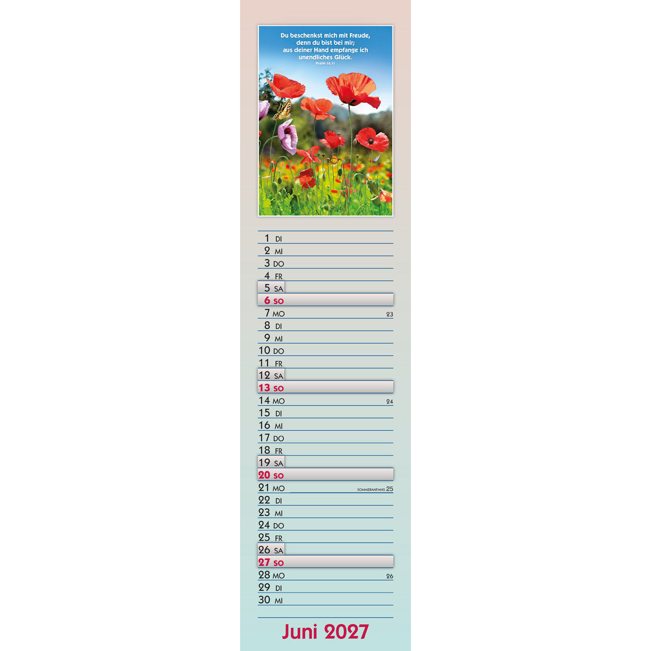 fontis-kalender-viel-gl-ck-und-viel-segen-2027-streifenkalender image 8
