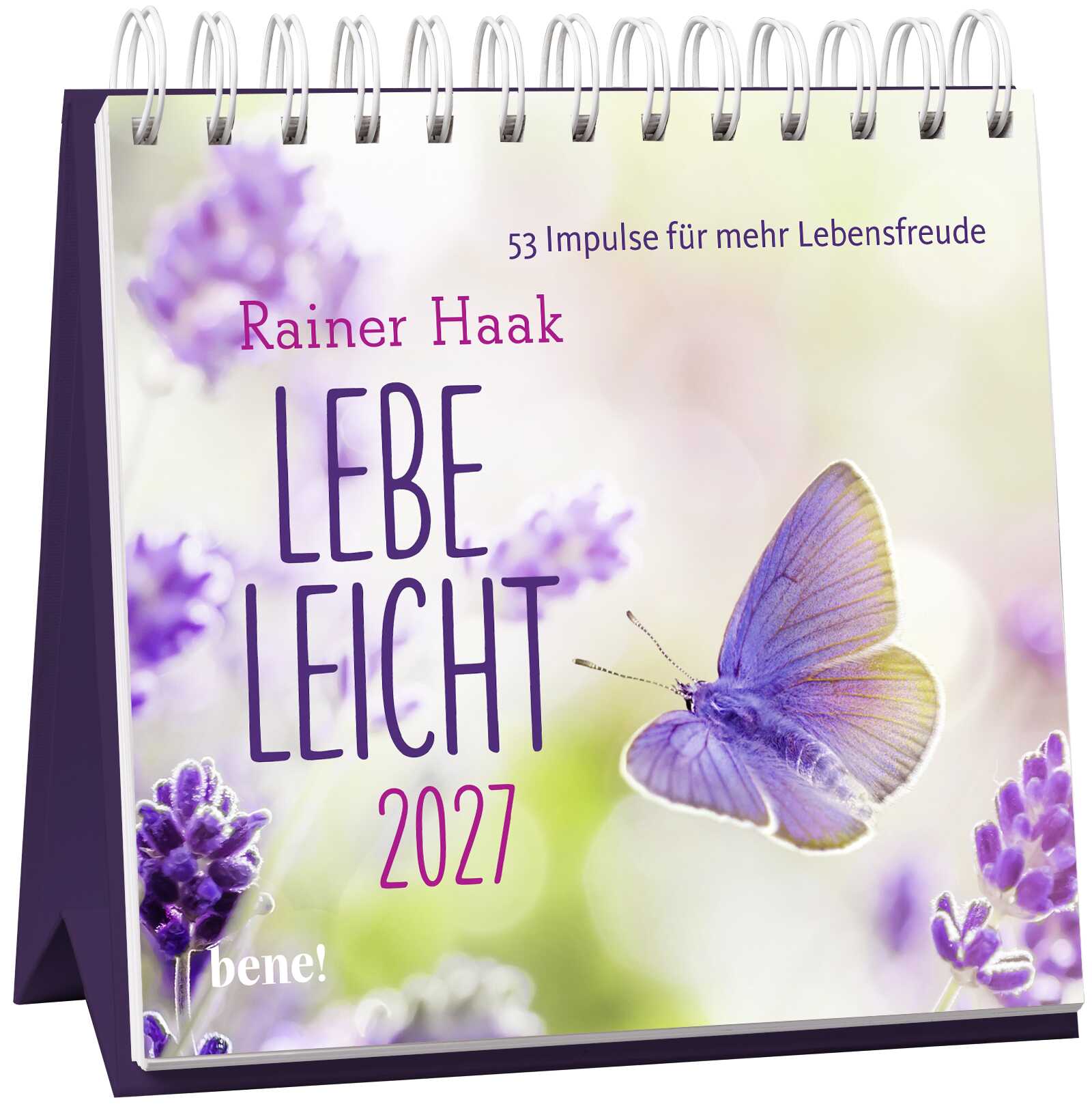 fontis-lebe-leicht-2027-wochen-aufstellkalender-rainer-haak-tischkalender image 1