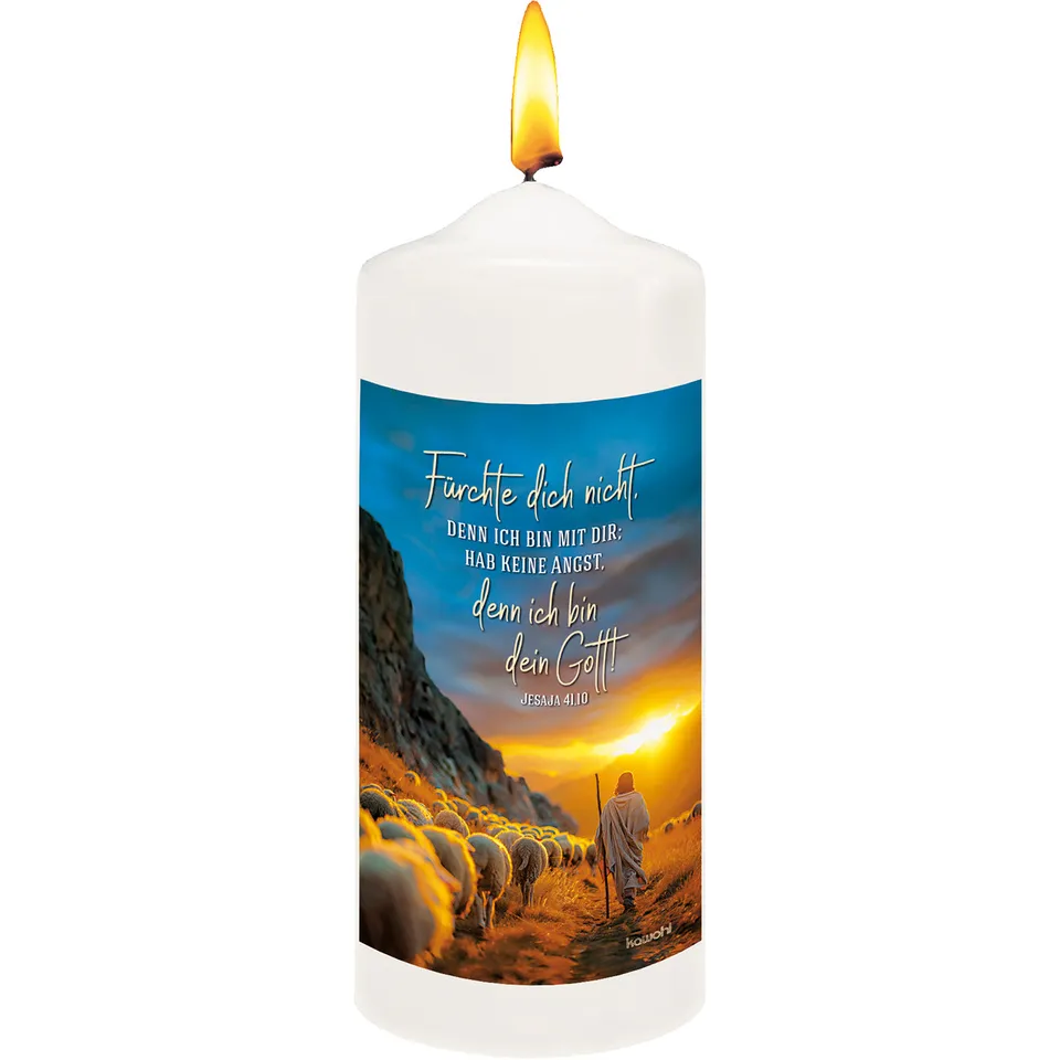 fontis-geschenke-kerze-large-f-rchte-dich-nicht-foto-motiv-44-h image 1