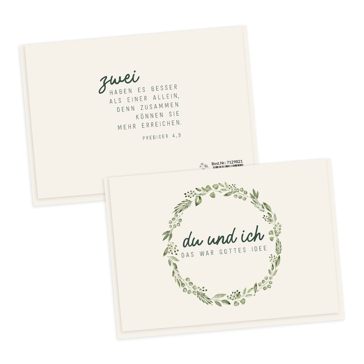 fontis-gottes-idee-doppelkarte-hochzeit-mit-umschlag-14-8x10-5-cm image 1