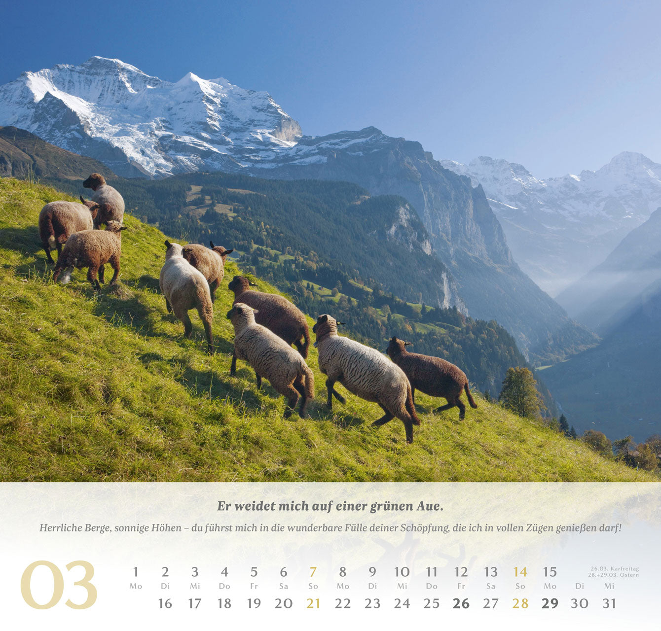 fontis-kalender-psalm-23-wandkalender-2027-der-herr-ist-mein-hirte image 4