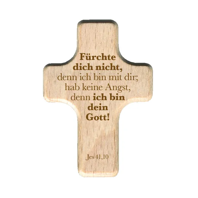 fontis-geschenke-f-rchte-dich-nicht-handschmeichler-kreuz-holz-4x6-cm image 1