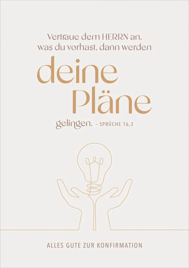 vertraue-dem-herrn-faltkarte-konfirmation-mit-naturumschlag image 1
