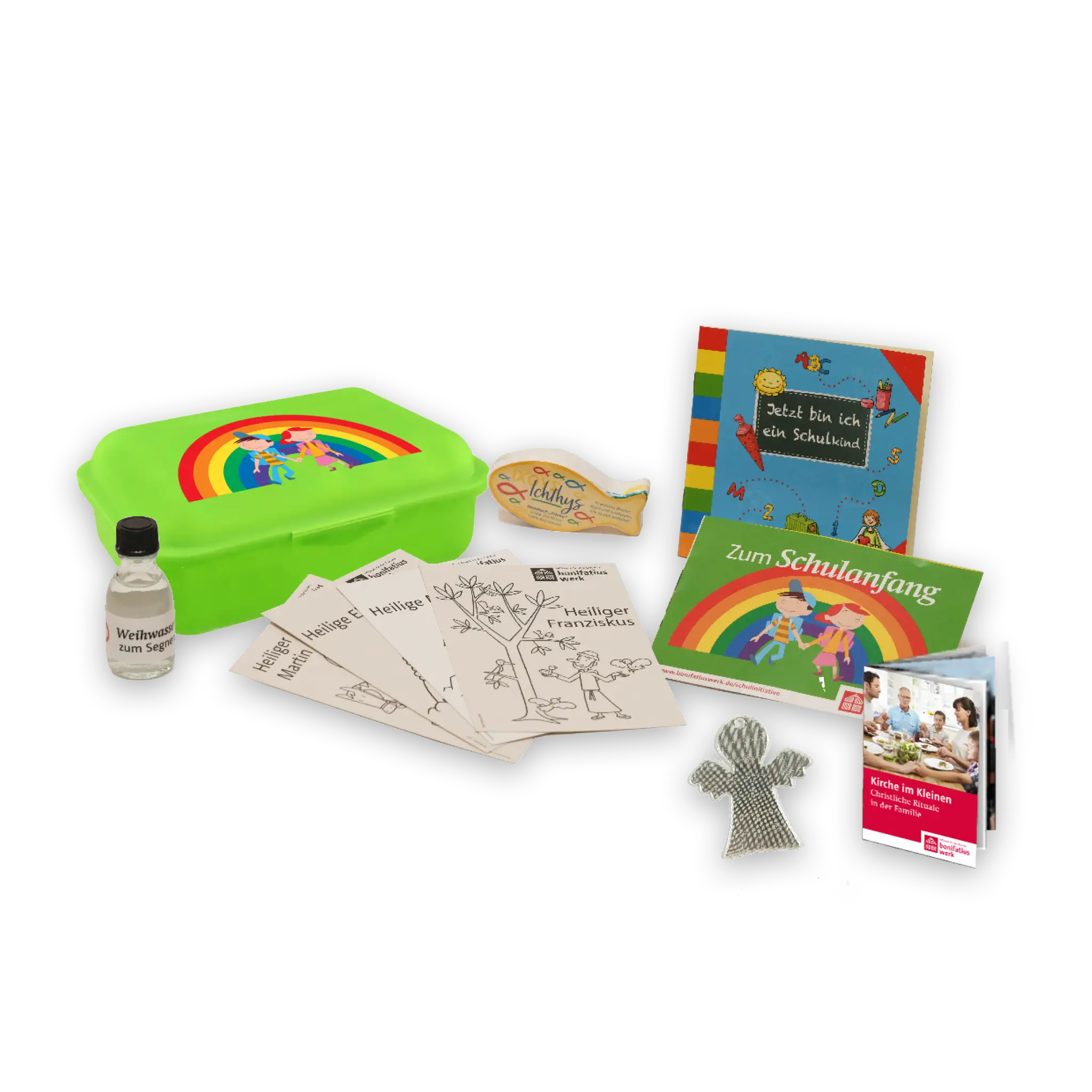 bonifatiuswerk-schulanfangsbox-einschulung-set-gr-n image 1