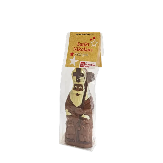 bonifatiuswerk-schoko-nikolaus-vollmilch-110-g-mit-kindern image 1