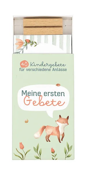 meine-ersten-gebete-k-rtchen-a7-holzaufsteller-taufe image 2