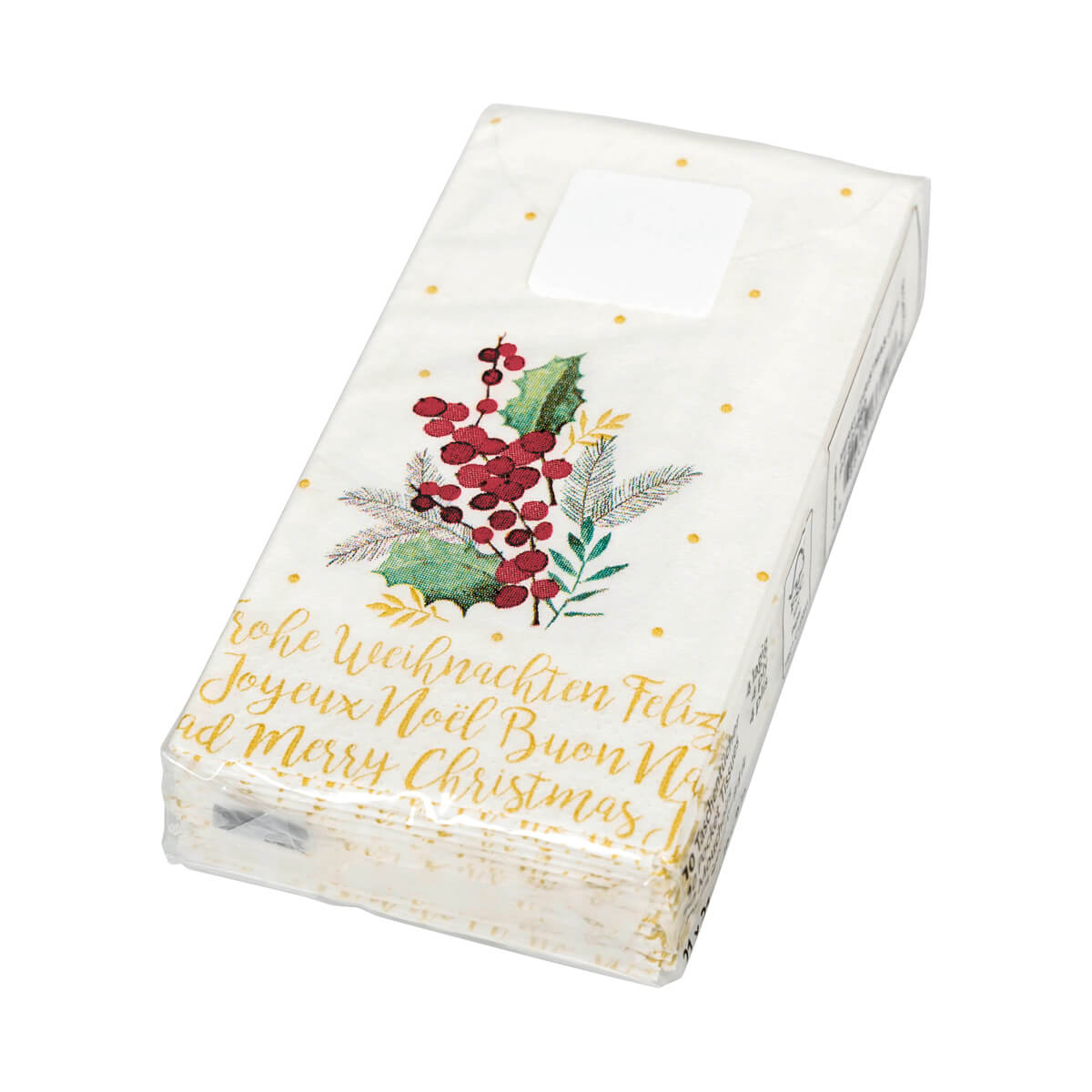 merry-christmas-papiertaschent-cher-10-st-ck-weihnachten image 1