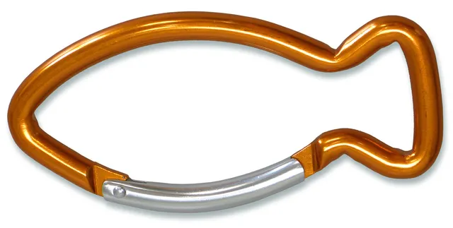 karabinerhaken-fischform-orange-schl-sselanh-nger-8-5-cm image 1