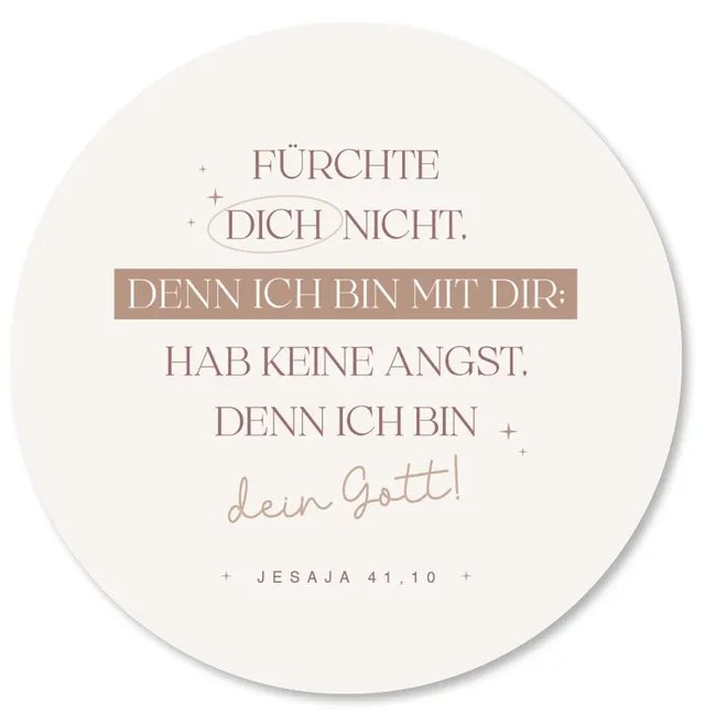 fontis-geschenke-f-rchte-dich-nicht-wandbild-rund-40cm-2027 image 1