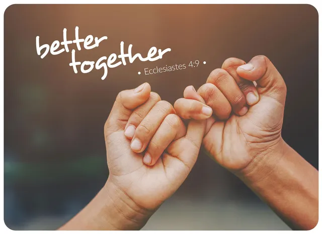 segensart-better-together-postkarte-big-blessing-xl-naturpapier image 1