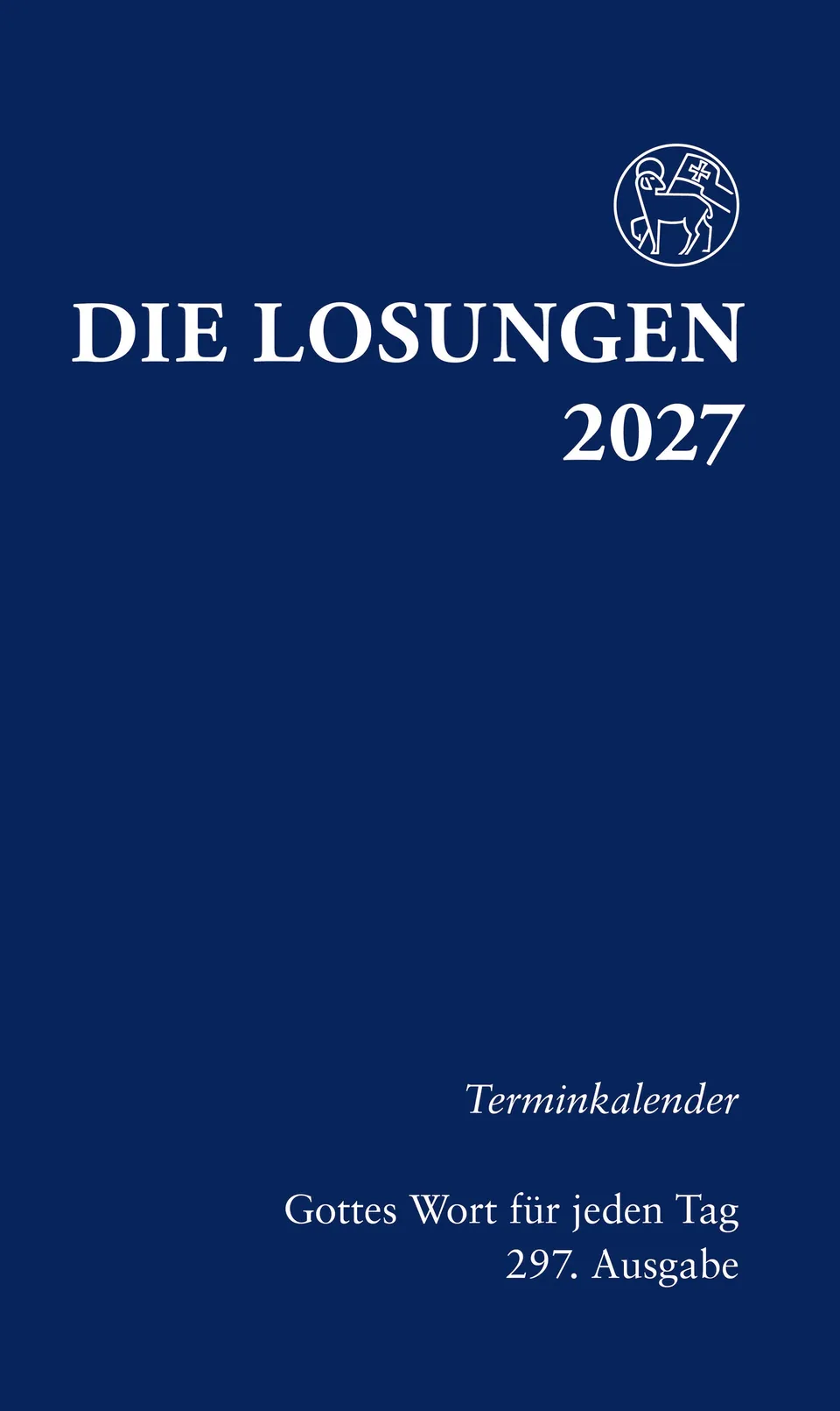 losungen-2027-terminkalender-blau-herrnhuter-taschenbuch image 1